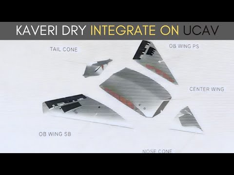 Ghatak UCAV integrated with Dry Kaveri Engine