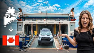 Ferrying our RV from Maine to Nova Scotia, Canada!