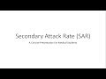 Understanding Secondary Attack Rate