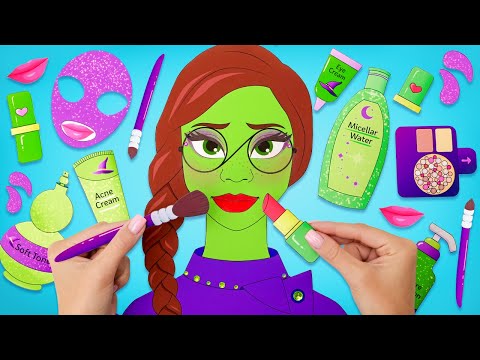 💚 Relooking magique DIY : Construire la Beauty Box d'Elphaba à partir de zéro💄