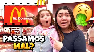 COMENDO TUDO QUE O CARRO DA FRENTE PEDIU no MC DONALD’S COM A DIVA por 24 HORAS 