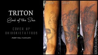Triton god of the sea cover up