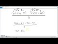 Simplifying Expressions and Operations