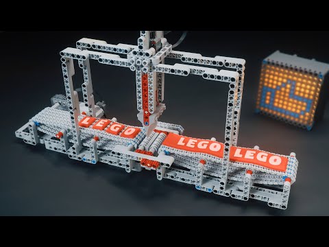 Waltzing Through the LEGO Factory - Music Version #lego #rollingmill #satisfying
