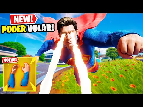 NUEVA HABILIDAD de VOLAR *MÍTICA* de SUPERMAN en Fortnite TEMPORADA 3! 🤯🔥