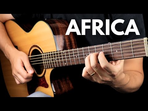 Africa (Toto) but it's a chill acoustic guitar vibe | with tabs