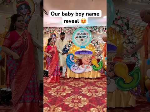 Babu ka yeh naam rakha 😍 kaisa hai 😅 #minivlog #pregnancy #vlog #shorts #name #newborn
