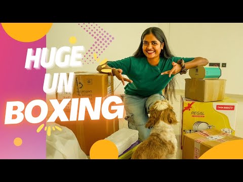 Things I Bought For My New Kitchen | HUGE HAUL | New Kitchen Products Unboxing #sowbaraniyaramesh