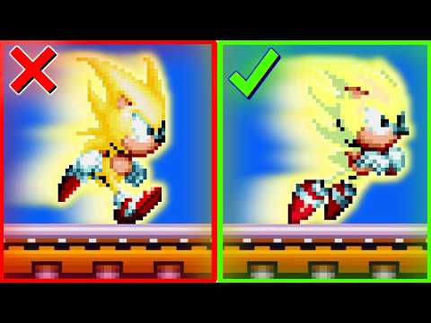 THESE NEW SUPER SONIC SPRITES ARE AMAZING! 🔥 Sonic Mania Plus Mods Gameplay