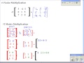 Matrix Operations and Properties