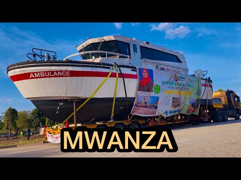 IMEFIKA MWANZA..BOTI INAYOSAFIRISHWA KUTOKA MTWARA SASA IMEFIKA MWANZA 😊