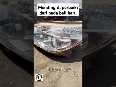 Memperbaiki lampu mobil pecah#diy #handmade #kerajinantangan #akrilik  #shortvideo