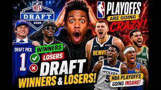 NFL Draft Recap: Winners & LOSERS 😬 + NBA Playoff CHAOS 🔥