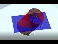 Surface Area of a Plane Inside a Cylinder