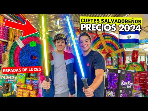 Comprando CUETES SALVADOREÑOS para NAVIDAD y FIN DE AÑO 🇸🇻🧨 ¡Precios 2024! 😱