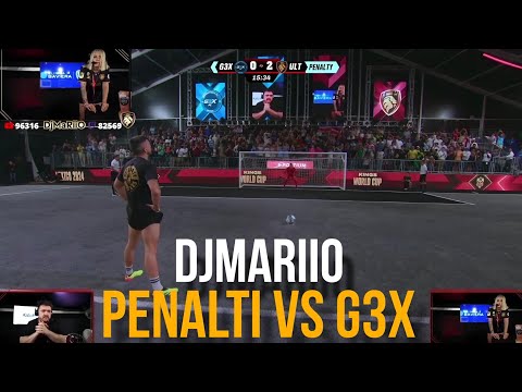 DjMaRiiO MARCA su PENALTI vs G3X⚽️ - MUNDIAL KINGS LEAGUE