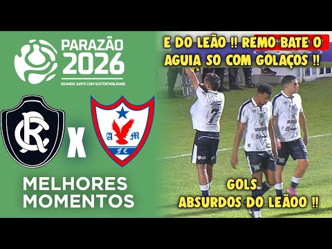 Remo-PA 3 x 0 Aguia de Marabá-PA