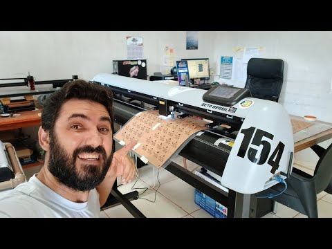 Plotter de recorte Jinka 120 não tem Corte Matriz. O que fazer? Veja! | Gráfica Rápida Beto Brasil