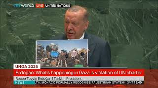Turkish President Erdogan Speaks At 80th UNGA In New York