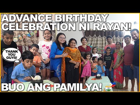 LIFE in INDIA: ADVANCE BIRTHDAY CELEBRATION NI RAYAN! BUO ANG PAMILYA!