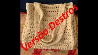 Bolsa Estruturada em Tricô - Versão Destros