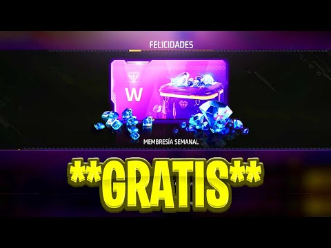 💳OBTEN una TARJETA SEMANAL **GRATIS** en 2024 para FREE FIRE | METODO para DIAMANTES GRATIS💎