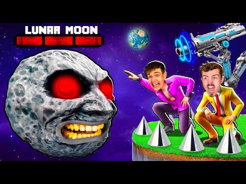 LUNÁRNÍ MĚSÍC útočí na NEJBEZPEČNĚJŠÍ DŮM ve VESMÍRU v Minecraftu!