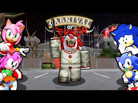 SONIC FAMILY VS EVIL CLOWN IN ROBLOX
