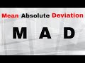 Exploring Mean Absolute Deviation in Data Sets