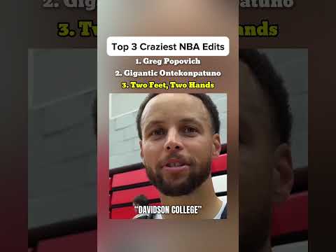 Top 3 Craziest NBA Edits 😂 #nba #basketball
