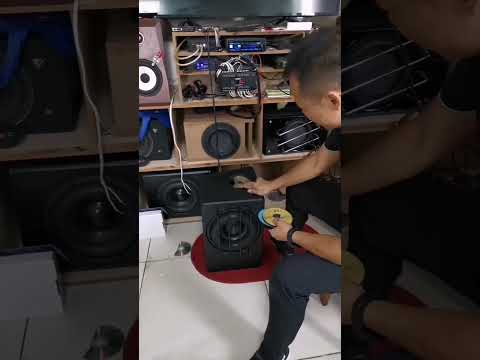 Crushing CDs with a Subwoofer