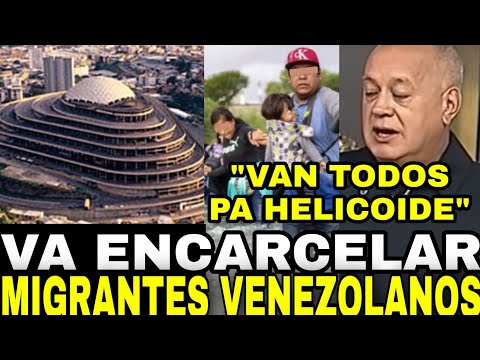 DIOSDADO CABELLO LE ANUCIA A MIGRANTES VENEZOLANOS CON LLEVARLOS AL CALAB0ZO HELICOIDE MADURO ACEPTA