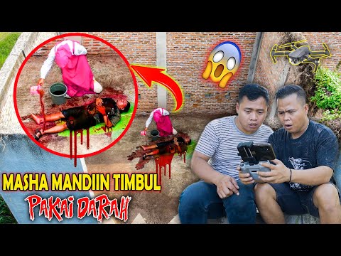 DRONE MENANGKAP MASHA MANDIIN TIMBUL PAKAI DARAH
