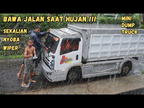 BEGINI KALO MINI DUMP TRUCK DI BAWA SAAT HUJAN.. APAKAH WIPERNYA BERFUNGSI??