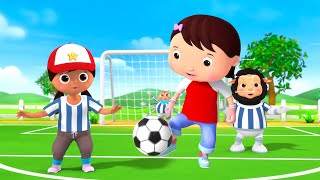 ⚽ Red Team vs Blue Team – Who Will Win? | Fun Baby Songs | Classic Baby Songs