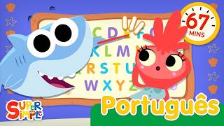 Canção do Alfabeto e muito mais | Prática de Letras e Números para crianças | Super Simple Português