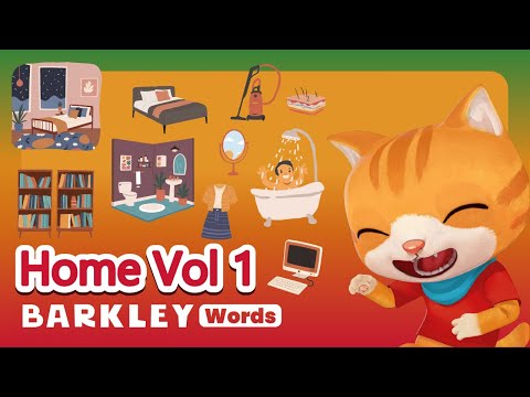 Barkley Words｜Things at Home Vol 1 – Learn English Vocabulary For Kids