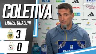 COLETIVA LIONEL SCALONI | AO VIVO | Argentina 3 x 0 Argélia - Copa do Mundo 2026