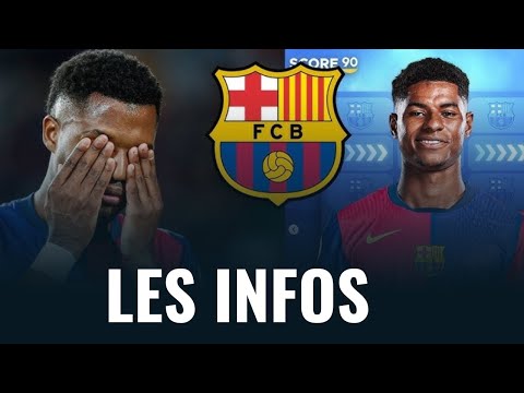 🚨 Le Barça fonce sur Rashford ! La Juventus veut Araujo ! LES DÉTAILS !