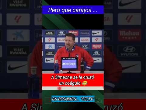 La viral conferencia del Cholo Simeone #futbol #fútbol #planetafutbol #atleticomadrid #madrid #gol