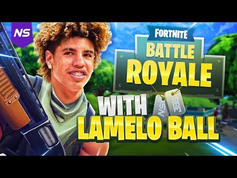 PLAYING FORTNITE WITH LAMELO BALL!
