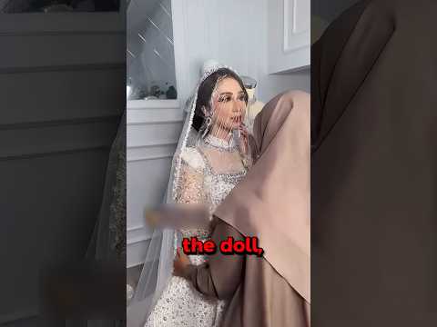 She is surprised by this doll