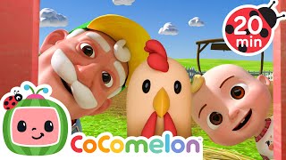 Animal Sounds Song! 🐶🐴 Sing Along at Grandpa's Farm! | 🍉 CoComelon - JJ's Baby Songs 🎶