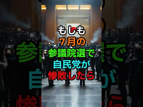 《㊗️215万回再生㊗️》もしも7月の参議院で自民党が惨敗したら#自民党 #れいわ新選組#shorts