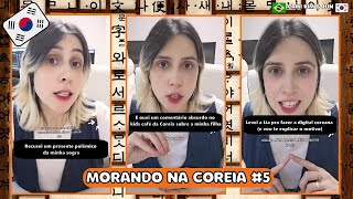 MORANDO NA COREIA #5 I Sogra coreana, Mãe Coreana no kids café, Impressão digital para bebês