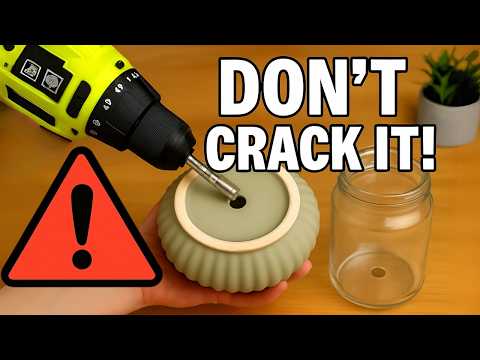 How to Drill Holes in Glass & Ceramic—Without Breaking Them!
