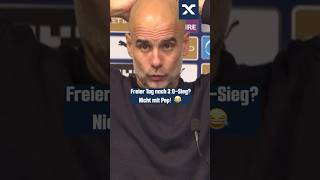 3:0? "Nicht gut genug!" 😂 #fussball #fußball #mancity #pep #pepguardiola #guardiola #premierleague