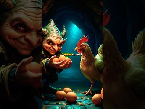 🐓La gallina de oro de los huevos de oro #cuentosinfantiles  #parati #foryou #fypyoutube #shorts