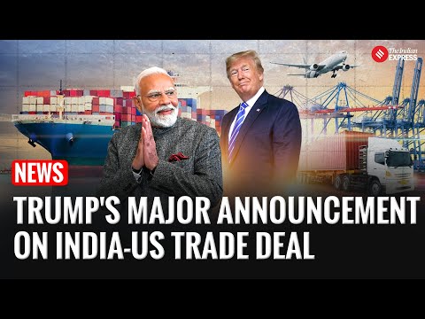 YouTube video thumbnail: Trump Signals Breakthrough in US-India Trade Talks Ahead of Tariff Showdown