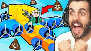 ¡Construí un AVIÓN BAÑO… y ES ULTRA RÁPIDO en Roblox! 🚽✈️